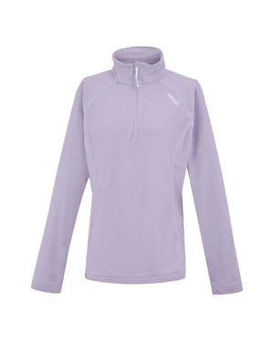 Regatta Great Outdoors Womens/Ladies Montes Half Zip Fleece Top (Blåregn/Lila Tistel)