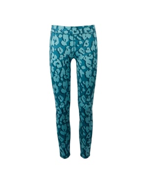 Dare 2B Meisjes Barlia Legging met luipaardprint (Stormblauw/Noordsblauw)