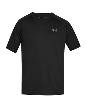 Under Armour Heren-Tech T-Shirt (Zwart/Licht Grafiet)