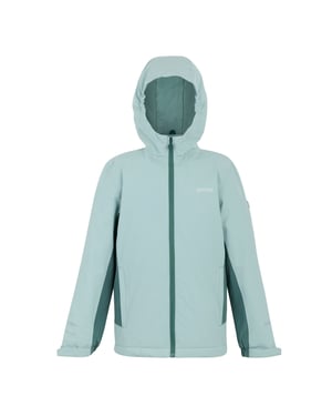 Regatta Childrens/Kids Hurdle Insulated Waterproof Jacket (Green Haze/Spruce Green)
