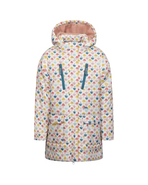 Trespass Suzzee casual jas voor meisjes (Wit/multikleurig)