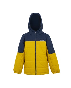 Regatta Lofthouse geïsoleerde jas voor kinderen/Kinderen (Marine/goud vlok)