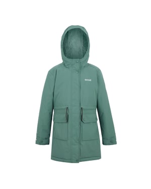 Regatta Childrens/Kids Valenta Waterproof Jacket (Green Haze)