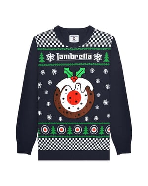 Lambretta Mens AW25 Target Christmas Jumper (Navy)