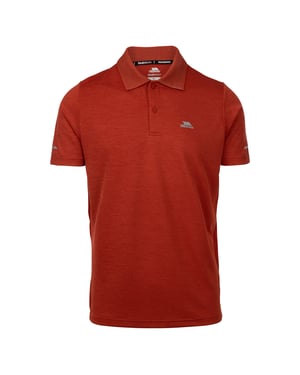 Trespass Heren Mckay Active Poloshirt (Sienna gebrand Marl)