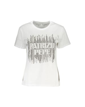 Versierde Logo T-shirt Korte Mouwen