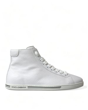 Leather Hightop Sneakers