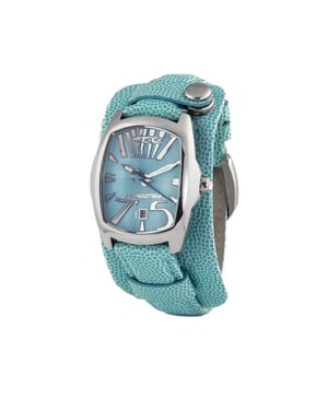 Aqua Leather Wrap Watch Ct2039l24ac