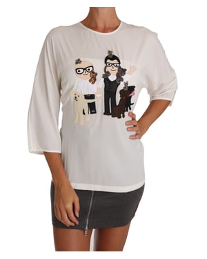 Zijden Blouse Applicatie
