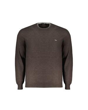 Crew Neck Tröja Brun Melange
