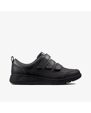 Scape Sky Y Black Leather Shoes