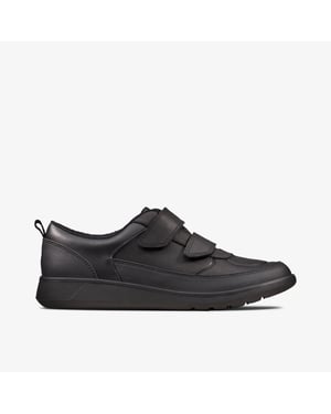 Scape Flare Y Black Leather Shoes