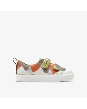 City Bright T Olive Interest Shoes