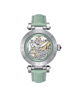 Empress Theodora Automatic Leather-Band Watch