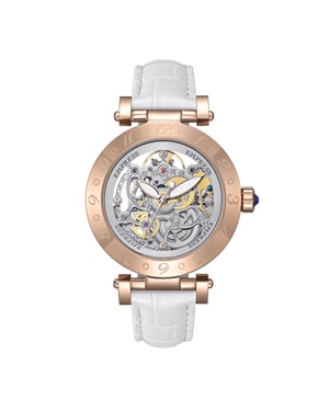 Empress Theodora Automatic Leather-Band Watch
