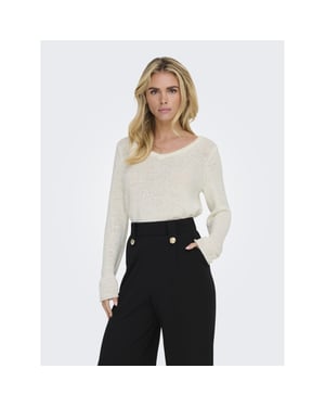Only Onlgeena l/s v-neck knt noos