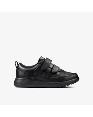 Scape Flare T Zwarte Leren Schoenen