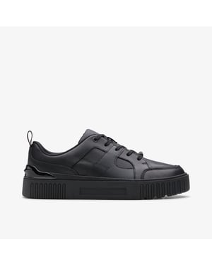 Oslo Flare Y Black Leather Shoes