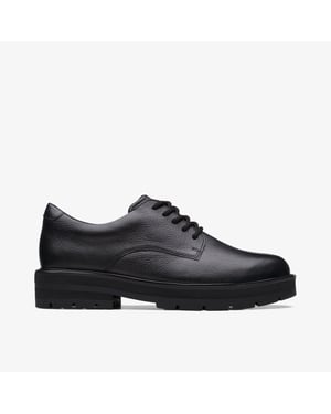 Prague Lace Y. Black Leather Shoes