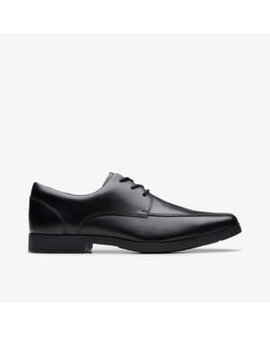 Scala Step Youth Black Leather Shoes