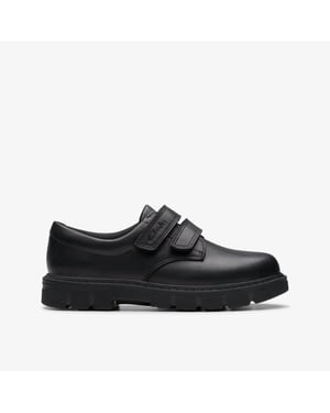 Lorcam Loop K Black Leather Shoes