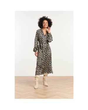 Smashed Lemon 25775 – jurk met abstract bloemdessin |