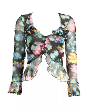 Bloemenmesh Top De19501