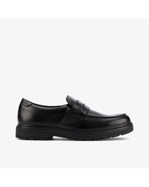 Loxham Craft Y Black Leather Shoes