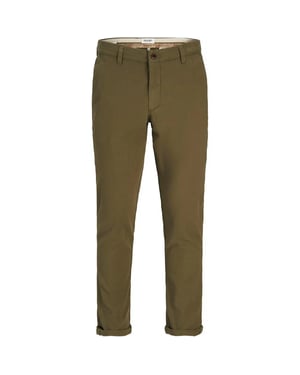 Jack And Jones Mens Slim Chinos (Olive Night)