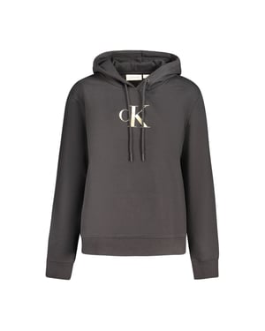 Ck Monogram Hoodie Avslappnad Passform