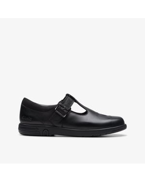 Jazzy Tap K. Black Leather Shoes