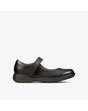 Etch Craft T Black Leather Shoes