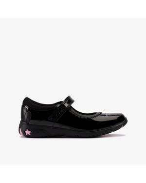 Sea Jewel K Black Pat Shoes