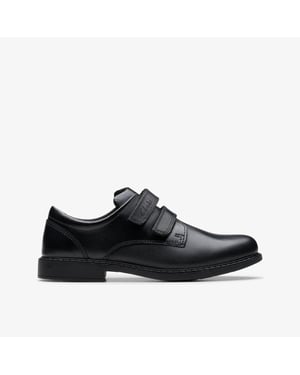Scala Pace O Black Leather Shoes