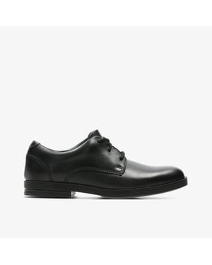 Rufus Edge Black Leather Shoes