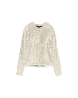 Vero Moda vmfluffy ls o-neck cardigan 10337471 birch