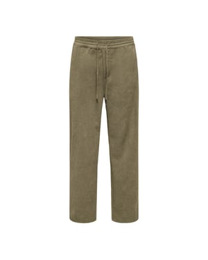 Only & Sons Onssinus loose corduroy 0111 pant zand