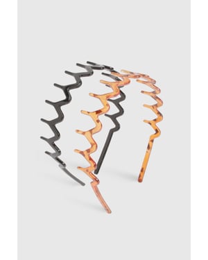 2 Pack Zig Zag Headbands