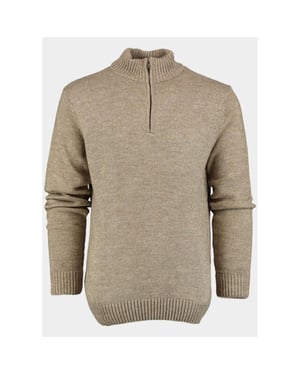 Innocente Half zip 1111/41130 taupe