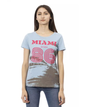 Miami 86 Graphic T-shirt Korte Mouw Ronde Hals T-shirt