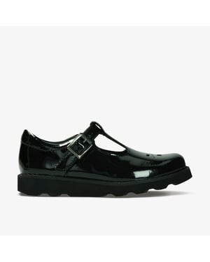 Crown Wish Black Pat Shoes