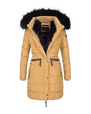 Navahoo Dames Winterjas Paula – Extra Warm, Waterafstotend & Met Afneembare Bontkraag