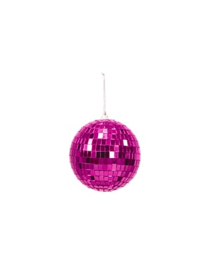 House Vitamin Christmas decoration christmas hanger discoball foam pink 15x15x15cm