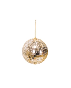 House Vitamin Christmas decoration christmas hanger discoball foam gold 15x15x15cm