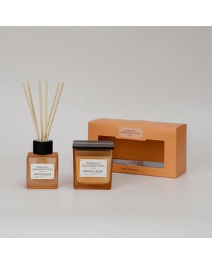 French Connection Autumn Collection Apricot & Peach  Diffuesr 100ml + Candle 200g