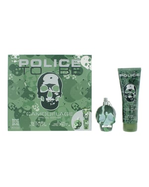 Police To Be Camouflage Eau de Toilette 75ml + Body Wash 100ml Gift Set