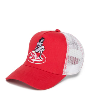 Mesh Baseball Cap Pin-up