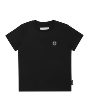 T-shirt Rund Halsad Ss Gothic Plein