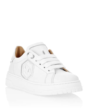 Läder Lo-Top Sneakers Hexagon