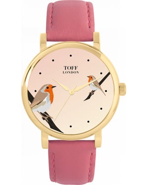 Toff London TLWS-93729 Ladies Robins Bird Watch